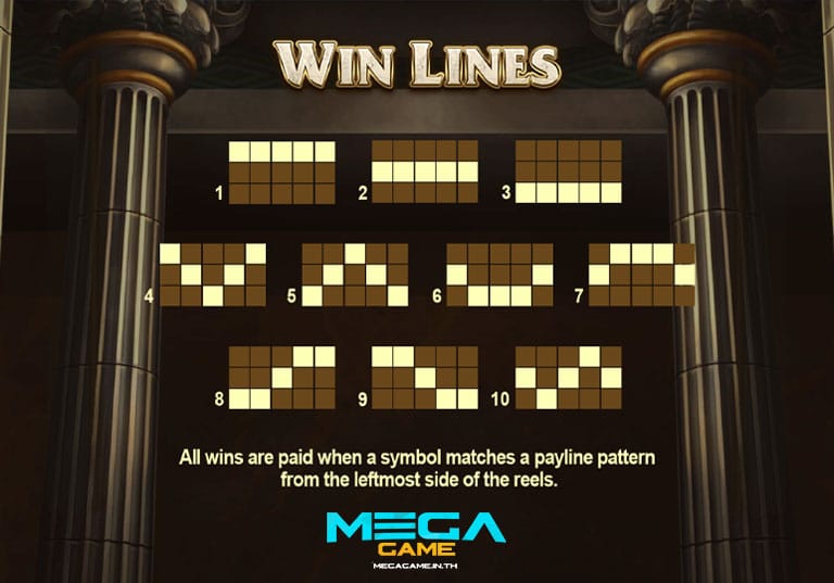 Paylines Legend Of Athena