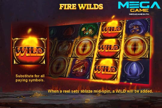 ฟีเจอร์ Fire Wilds DFi