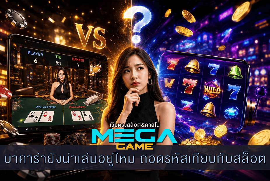 บาคาร่ายังน่าเล่นอยู่ไหม ถอดรหัสเทียบกับสล็อต