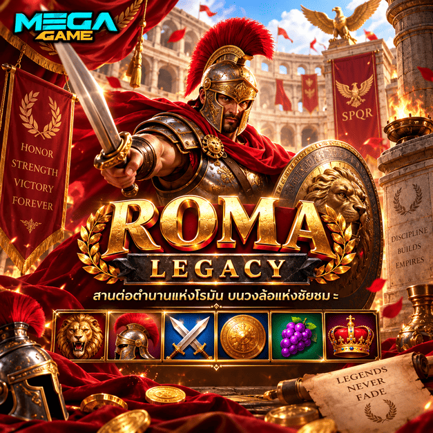 พรีวิวเกมสล็อต Roma Legacy
