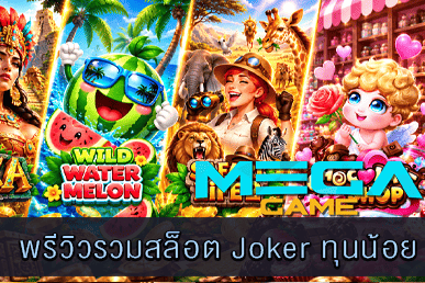 พรีวิวรวมสล็อต Joker ทุนน้อย เบทเริ่มต้นไม่สูง